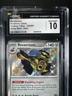2024 Pokemon Shrouded Fable Revavroom EX 015/064 Holo- CGC 10 - Image 3
