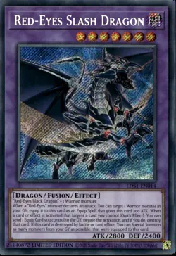 Red-Eyes Slash Dragon Ltd Ed Secret Rare LDS1-EN014 Yu-Gi-Oh! - Image 1
