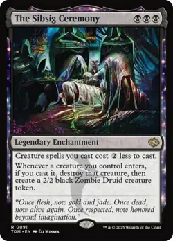x1 The Sibsig Ceremony R MTG Tarkir: Dragonstorm M/NM, English - Image 1