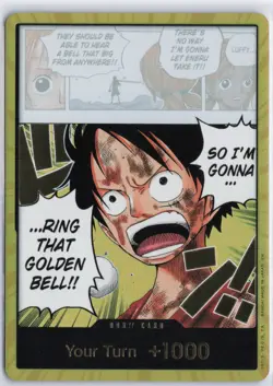 One Piece TCG OP15 Gold Don!!! English Adventure on Kami’s Island Luffy CCG - Image 1