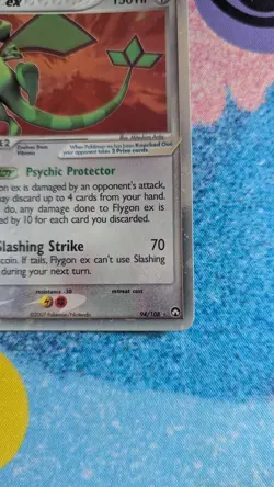 Pokemon Flygon EX 94/108 Holo EX Power Keepers 2007 Card - Image 3