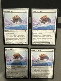 Eater Of Days X4 Darksteel Mtg Lot Lp Light Play - Image 1