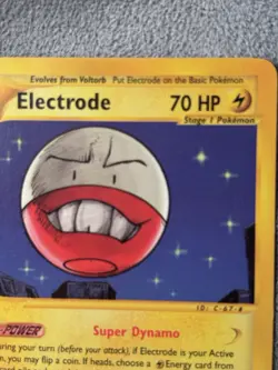 Pokemon TCG Electrode Card 8/147 Rare NM, English, Aquapolis - Image 2