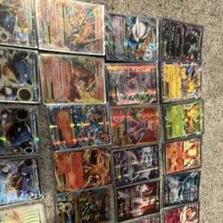 Pokemon TCG Nintendo 56 Holo EX GX V Card Lot Charizard Mewtwo Rayquaza Groudon - Image 2