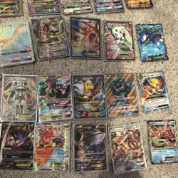 Pokemon TCG Nintendo 56 Holo EX GX V Card Lot Charizard Mewtwo Rayquaza Groudon - Image 5