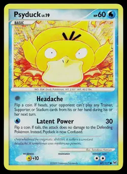 Pokemon Card - Psyduck Platinum 87/127 Common - Image 1