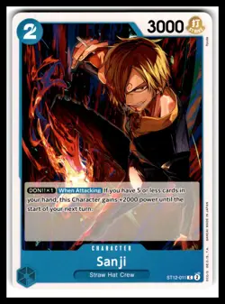 One Piece Promotion Cards #OP01-013 Sanji (Gift Collection 2023) - Image 1