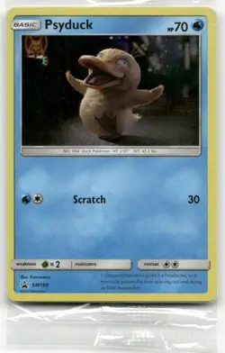 SEALED Psyduck SM199 Detective Pikachu Target Exclusive Promo Pokemon Card - Image 1