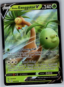 Alolan Exeggutor V 005/078 Pokemon GO - Pokemon Card - NM - Image 1