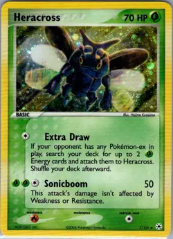 Heracross 7/101 Holo Hidden Legends - Pokemon Card - NM - Image 1