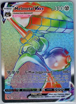 Melmetal VMAX (Secret) 080/078 Pokemon GO - Pokemon Card - NM - Image 1