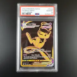 PSA 10 Mew Vmax TG30/TG30 Pokemon Lost Origin Holo Full Art Graded Card - Image 1