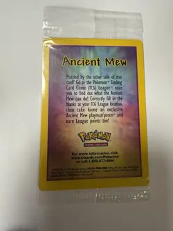 Pokemon TCG Ancient Mew Holo Promo Card Sealed 2000 Wizards of the Coast - Image 2