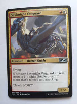 Skyknight Vanguard - Magic 2020 - MTG NM card in sleeve (g122) - Image 1