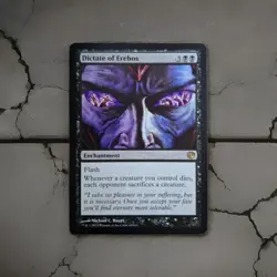 Dictate of Erebos Journey Into NYX MTG Free Shipping Magic The Gathering LP - Image 1