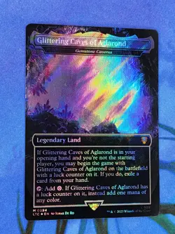 1x SURGE FOIL Glittering Caves of Aglarond, NM, LTC, Magic: the Gathering, MtG - Image 2