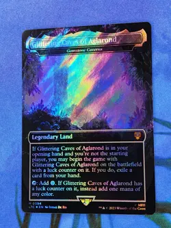 1x SURGE FOIL Glittering Caves of Aglarond, NM, LTC, Magic: the Gathering, MtG - Image 3