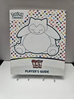 SCARLET & VIOLET 151 Players Guide - SNORLAX Cover ETB Booklet - Pokemon TCG - Image 1