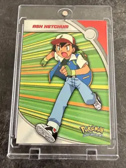 Pokemon Card 2000 Topps TV Edition Ash Ketchum - Image 1