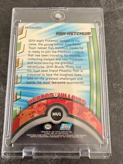 Pokemon Card 2000 Topps TV Edition Ash Ketchum - Image 2