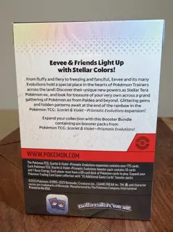 Pokemon Scarlet & Violet Prismatic Evolutions Booster Bundle Box 6 Packs - Image 3