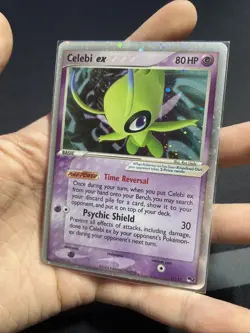 Pokemon Card - Celebi EX - 17/17 POP Series 2 Promo - Light Play LP - Image 1