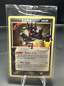 Pokemon Greninja Gold Star Promo Holo SWSH144 Celebrations Sealed C - Image 1