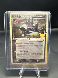 Pokemon Greninja Gold Star Promo Holo SWSH144 Celebrations Sealed B - Image 1