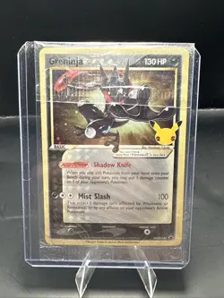 Pokemon Greninja Gold Star Promo Holo SWSH144 Celebrations Sealed B - Image 2