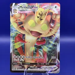 Meowth VMAX SWSH005 Black Star Promo Pokemon Sword & Shield NM - Image 1