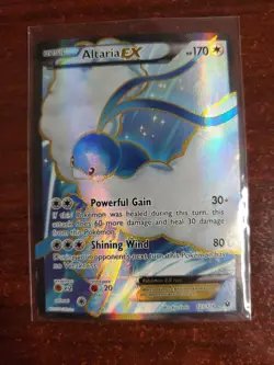 Pokemon TCG Altaria EX (Full Art) 123/124 Fates Collide Holo - Image 1