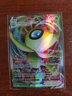 Pokemon TCG Celebi VMAX Chilling Reign 008/198 Holo Ultra Rare - Image 1