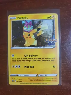 Pokemon TCG Pikachu SWSH Black Star Promos SWSH234 Holo Promo (Pokemon Go Tin) - Image 1