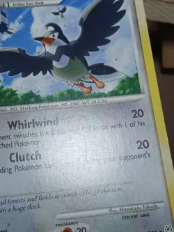 MP 2007 Pokemon TCG - Diamond & Pearl Staravia 64/130 Regular - Image 3