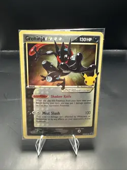 Pokemon Greninja Gold Star Promo Holo SWSH144 Celebrations Sealed D - Image 2