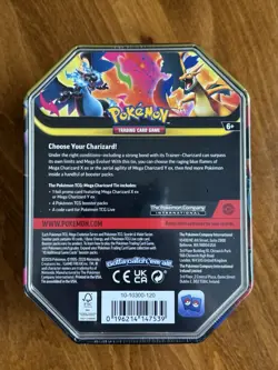 Mega Charizard Y ex Tin - New Sealed - Pokemon Phantasmal Journey Evolution X - Image 3