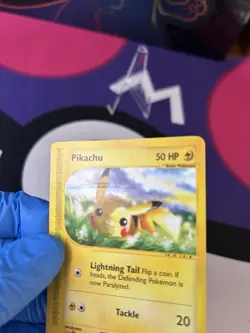 Pokemon Pikachu 124/165 Expedition Base Set Common Regular Basic DMG - Image 1