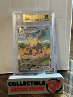 2021 Pokemon Sword and Shield Evolving Skies #205 Leafeon VMAX BGS 10 - Image 1