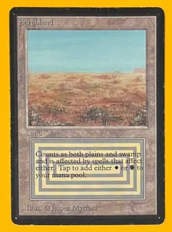 MTG SCRUBLAND Beta (OldManMTG 011-156) - Image 1
