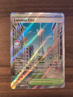 Lumiose City 111/088 Ultra Rare Perfect Order Pokemon Holo Near Mint - Image 1