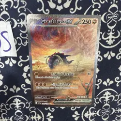 Pokemon Great Tusk ex 246/198 SV01 Scarlet & Violet Illustration Rare Holo - Image 2