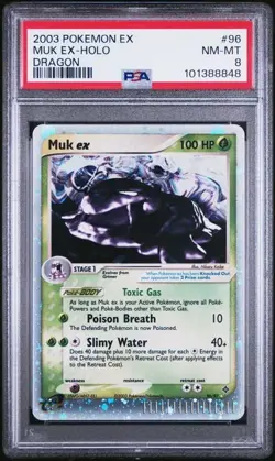PSA 8 - 2003 POKEMON EX DRAGON MUK EX #96 - HOLO - Image 1