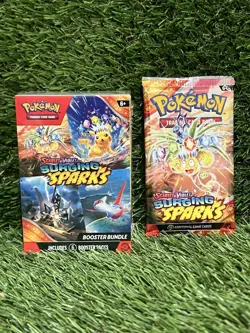 Pokemon TCG Surging Sparks Booster Bundle + Booster Pack SEALED QUICK SHIPPING - Image 1