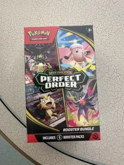 Pokemon TCG: Mega Evolution – Perfect Order Booster Bundle (6 Packs) - Image 1