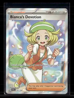 Pokemon 2024 Temporal Forces Bianca's Devotion SR FA #197/162 - Image 1