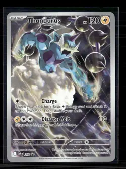 Pokemon 2025 Scarlet & Violet Promo Thundurus #SVP EN 209 - Image 1