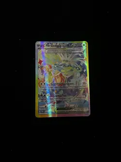 Pokemon Prismatic Evolutions Terapagos ex 169/131 Special Illustration Rare (PRE - Image 1