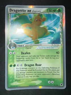 Pokemon Ex Dragon Frontiers Dragonite Delta Species 91/101 Holo NM - Image 1