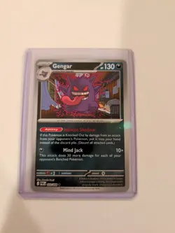 Pokemon Gengar POR 050/088 Holo Stage 2 Shadow 130 HP Mind Jack English 2026 - Image 1