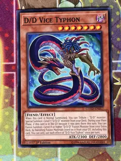 Yugioh D/D Vice Typhon COTD-EN017 Single - Image 1